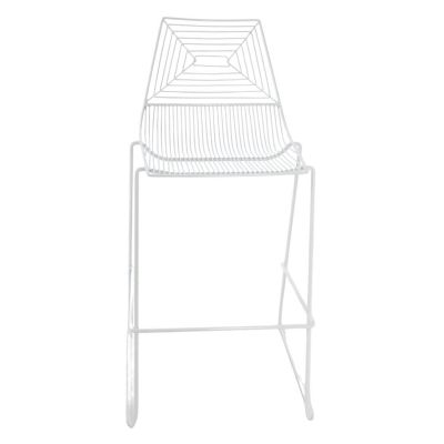 Image two of Wire Barstool, White